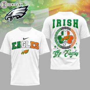Philadelphia Eagles NFL Irish Fan 3D Shirt For Fans