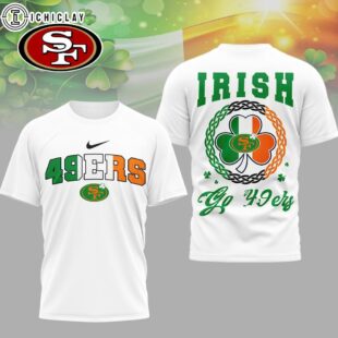 San Francisco 49ers NFL Irish Fan 3D Shirt For Fans