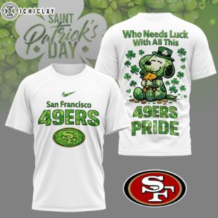 San Francisco 49ers NFL Patrick Day Lucky 3D Shirt For Fans
