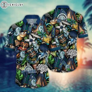 Seattle Mariners Island Paradise Summer Hawaiian Shirt