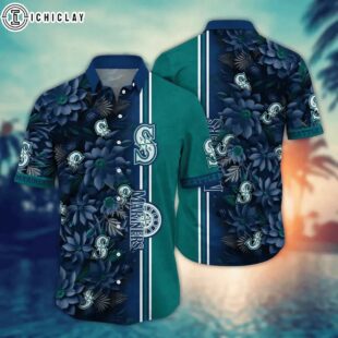 Seattle Mariners Pacific Breeze Summer Hawaiian Shirt