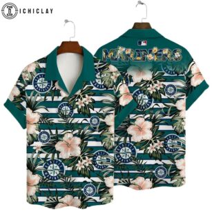 Seattle Mariners Palm Paradise Summer Hawaiian Shirt