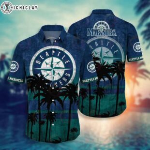 Seattle Mariners Sunset Shore Summer Hawaiian Shirt