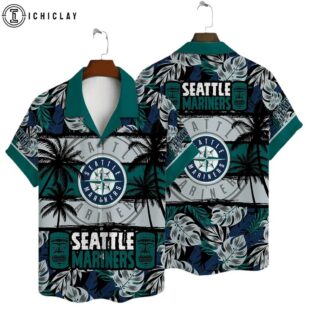 Seattle Mariners Sunset Shores Summer Hawaiian Shirt