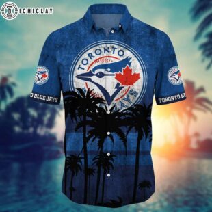 Toronto Blue Jays Sunset Vibes Summer Hawaiian Shirt