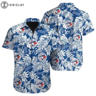 Toronto Blue Jays Tropical Leaf Summer Hawaiian Shirt