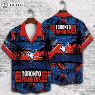 Toronto Rangers Tropical Vibes Summer Hawaiian Shirt