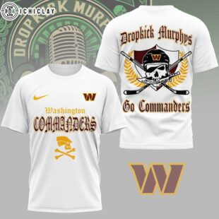 Washington Commanders NFL Dropkick Murphys 3D T-Shirt For Fans