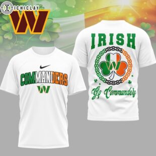 Washington Commanders NFL Irish Fan 3D Shirt For Fans