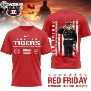 Auburn Tigers NCAA Remember Everyone Deployed 3D T-Shirt