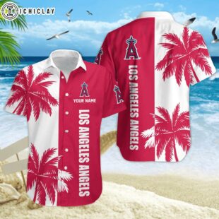 Los Angeles Angels Coconut MLB Hawaiian Shirt