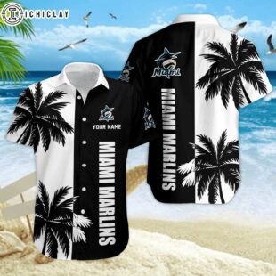 Miami Marlins Coconut MLB Hawaiian Shirt