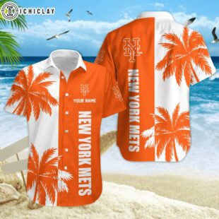 New York Mets Coconut MLB Hawaiian Shirt