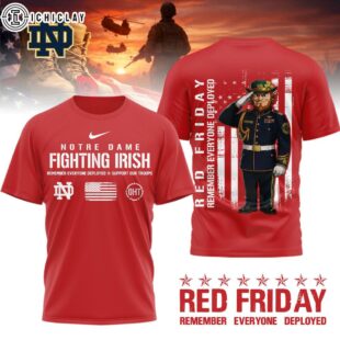 Notre Dame Fighting Irish NCAA Remember Everyone Deployed 3D T-Shirt