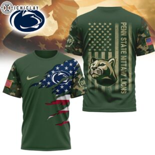 Penn State Nittany Lions NCAA Veteran 3D T-Shirt