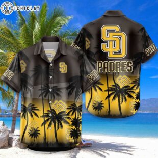 San Diego Padres Coconut Tree MLB Hawaiian Shirt