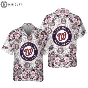 Washington Nationals Coastal Paradise Summer Hawaiian Shirt