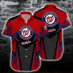 Washington Nationals Island Breeze Summer Hawaiian Shirt