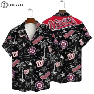 Washington Nationals Island Paradise Summer Hawaiian Shirt