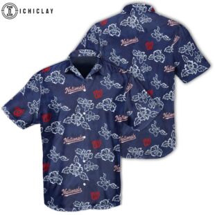 Washington Nationals Island Vibes Summer Hawaiian Shirt