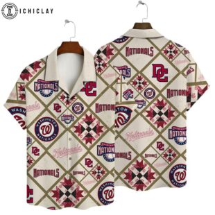 Washington Nationals Seaside Spirit Summer Hawaiian Shirt