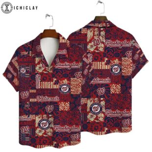 Washington Nationals Tropical Escape Summer Hawaiian Shirt