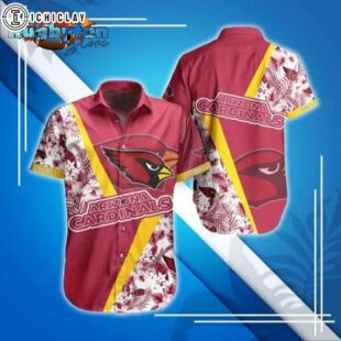 Arizona Cardinals NFL Logo Football Hawaiian Shirt