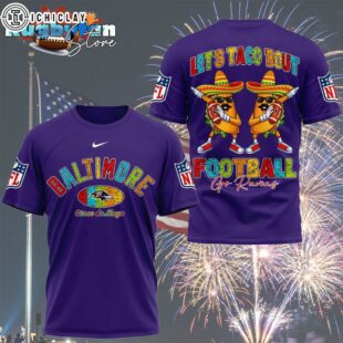 Baltimore Ravens 2026 NFL Taco Cinco De Mayo All Over Print Shirt