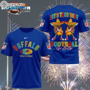 Buffalo Bills 2026 NFL Taco Cinco De Mayo All Over Print Shirt
