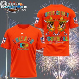 Chicago Bears 2026 NFL Taco Cinco De Mayo All Over Print Shirt