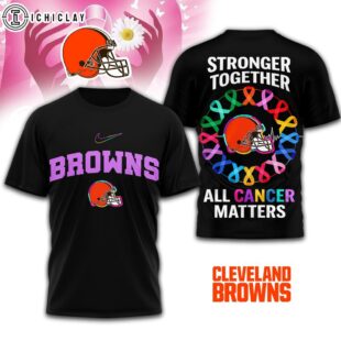 Cleveland Browns NFL Stronger Together 3D T-Shirt