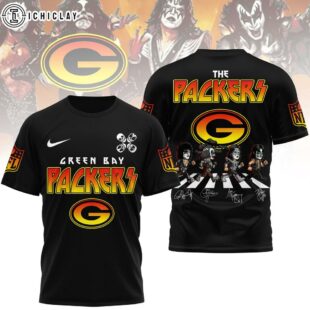 Green Bay Packers NFL Rock and Roll All Nite 3D T-Shirt