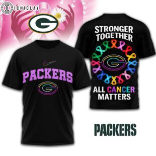 Green Bay Packers NFL Stronger Together 3D T-Shirt