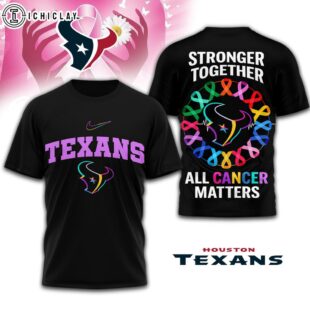 Houston Texans NFL Stronger Together 3D T-Shirt