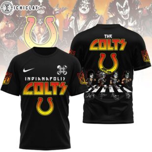 Indianapolis Colts NFL Rock and Roll All Nite 3D T-Shirt