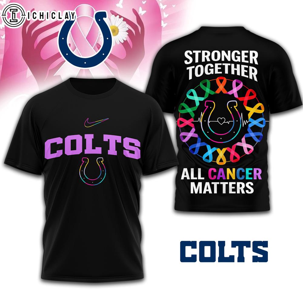 Indianapolis Colts NFL Stronger Together 3D T-Shirt Indianapolis Colts NFL Stronger Together 3D T-Shirt
