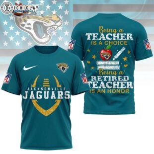 Jacksonville Jaguars Retired Teacher All Over Print Shirt