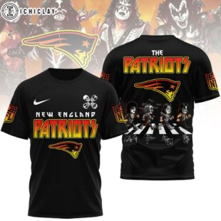 New England Patriots NFL Rock and Roll All Nite 3D T-Shirt
