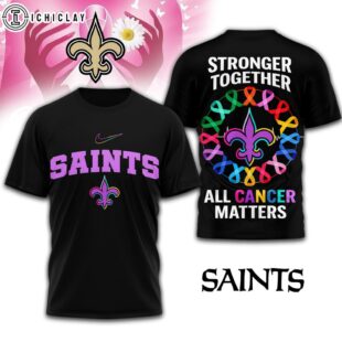New Orleans Saints NFL Stronger Together 3D T-Shirt