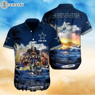 NFL Dallas Cowboys floral tropical hot Hawaiian Shirts