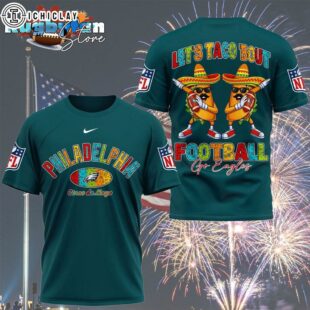 Philadelphia Eagles 2026 NFL Taco Cinco De Mayo All Over Print Shirt