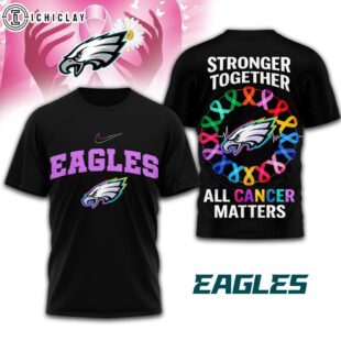 Philadelphia Eagles NFL Stronger Together 3D T-Shirt