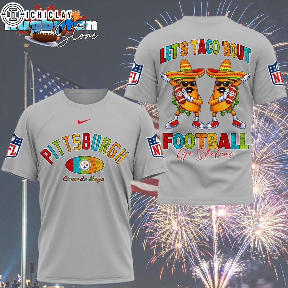 Pittsburgh Steelers 2026 NFL Taco Cinco De Mayo All Over Print Shirt