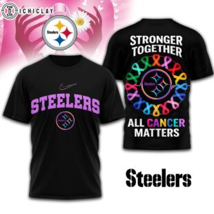 Pittsburgh Steelers NFL Stronger Together 3D T-Shirt