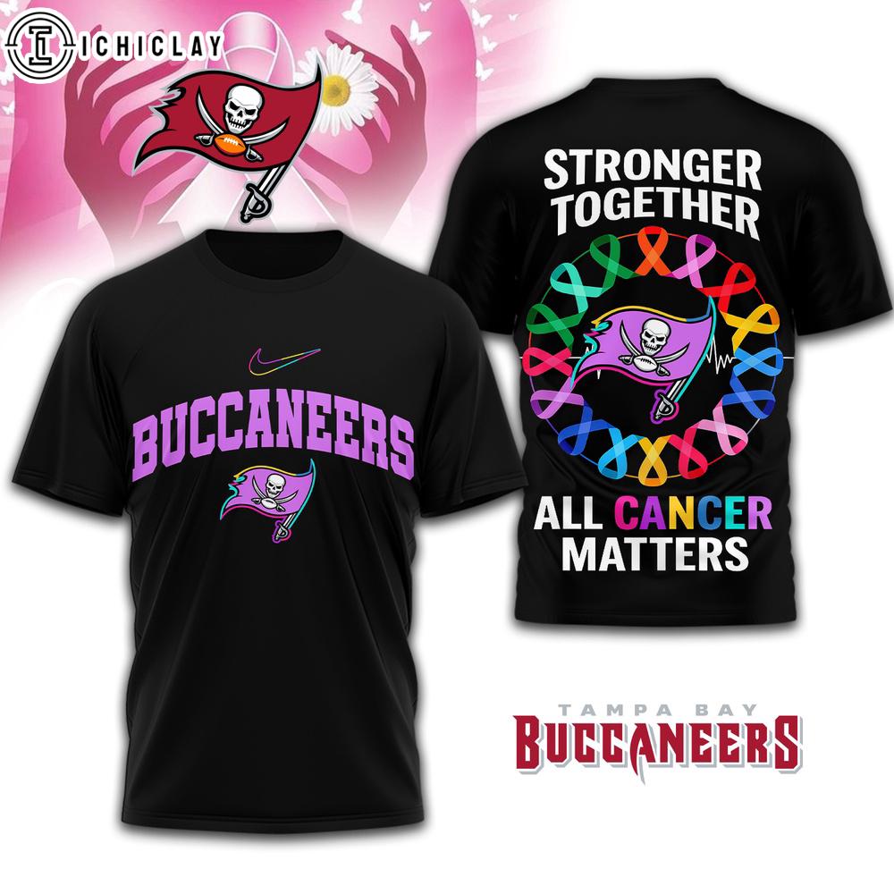 Tampa Bay Buccaneers NFL Stronger Together 3D T-Shirt Tampa Bay Buccaneers NFL Stronger Together 3D T-Shirt