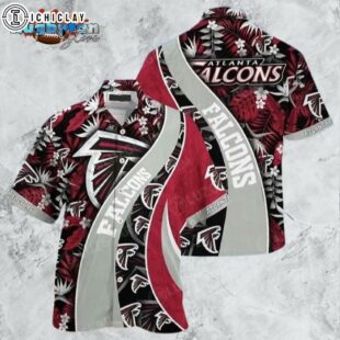Atlanta Falcons Nfl Hawaiian Shirt With Tropical Patterns For Your Loved Ones