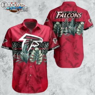 Atlanta Falcons NFL Leaves Summer Pattern Hawaiian Shirt