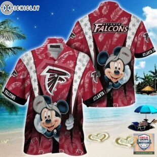 Atlanta Falcons nfl mickey mouse Hawaiian Shirt custom for fan