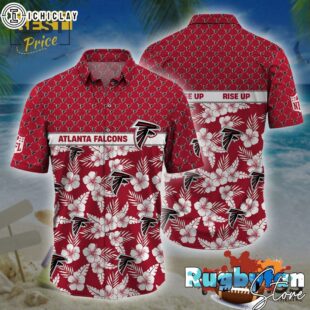 Atlanta Falcons NFL Palm Leaves Hawaiian Shirt