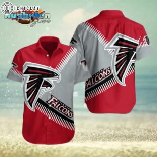 Atlanta Falcons NFL Red Aloha Gift For Football Fans Hawaiian Shirt